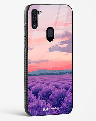 Lavender Fields Forever [BREATHE] Glass Case Phone Cover (Samsung)