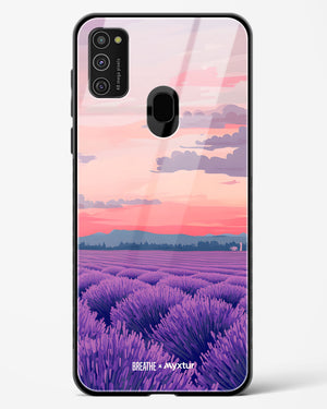 Lavender Fields Forever [BREATHE] Glass Case Phone Cover (Samsung)