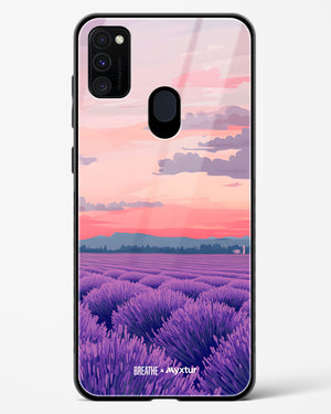 Lavender Fields Forever [BREATHE] Glass Case Phone Cover (Samsung)
