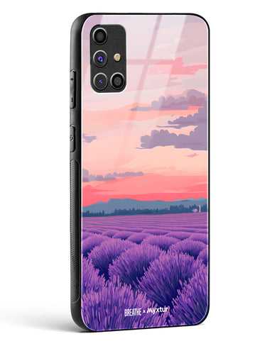 Lavender Fields Forever [BREATHE] Glass Case Phone Cover (Samsung)
