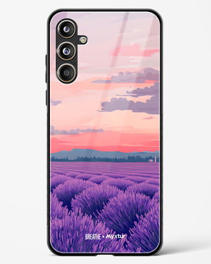 Lavender Fields Forever [BREATHE] Glass Case Phone Cover (Samsung)