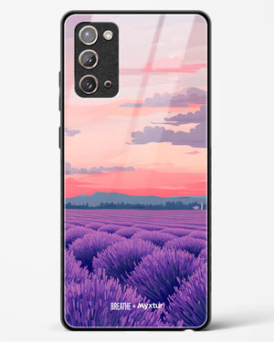 Lavender Fields Forever [BREATHE] Glass Case Phone Cover (Samsung)