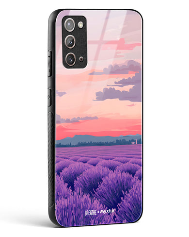 Lavender Fields Forever [BREATHE] Glass Case Phone Cover (Samsung)