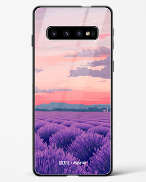 Lavender Fields Forever [BREATHE] Glass Case Phone Cover (Samsung)
