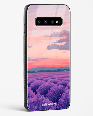 Lavender Fields Forever [BREATHE] Glass Case Phone Cover (Samsung)