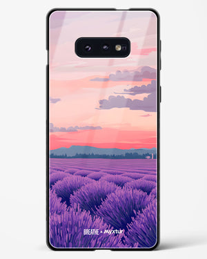 Lavender Fields Forever [BREATHE] Glass Case Phone Cover (Samsung)
