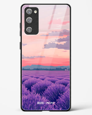Lavender Fields Forever [BREATHE] Glass Case Phone Cover (Samsung)