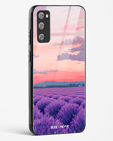 Lavender Fields Forever [BREATHE] Glass Case Phone Cover (Samsung)