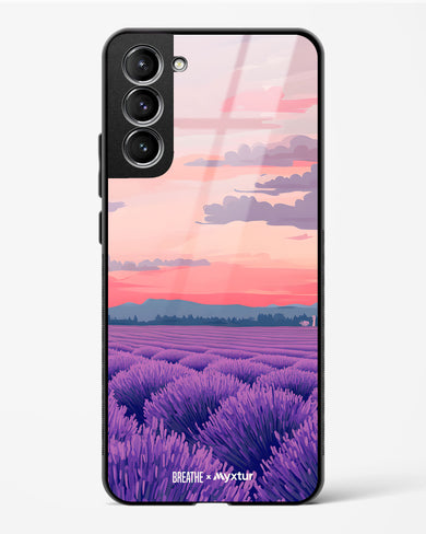 Lavender Fields Forever [BREATHE] Glass Case Phone Cover (Samsung)