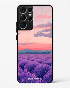 Lavender Fields Forever [BREATHE] Glass Case Phone Cover (Samsung)