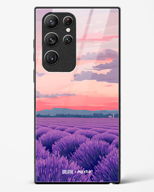 Lavender Fields Forever [BREATHE] Glass Case Phone Cover (Samsung)