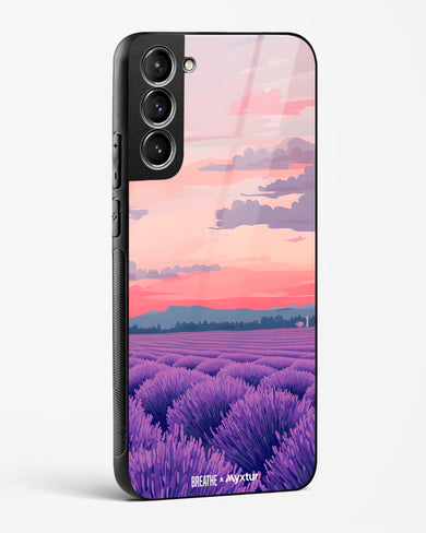 Lavender Fields Forever [BREATHE] Glass Case Phone Cover (Samsung)