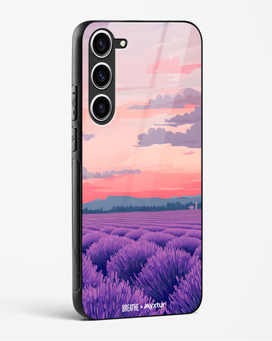 Lavender Fields Forever [BREATHE] Glass Case Phone Cover (Samsung)