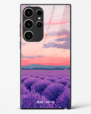 Lavender Fields Forever [BREATHE] Glass Case Phone Cover (Samsung)