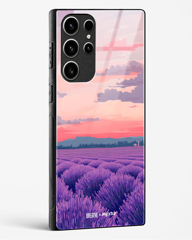 Lavender Fields Forever [BREATHE] Glass Case Phone Cover (Samsung)