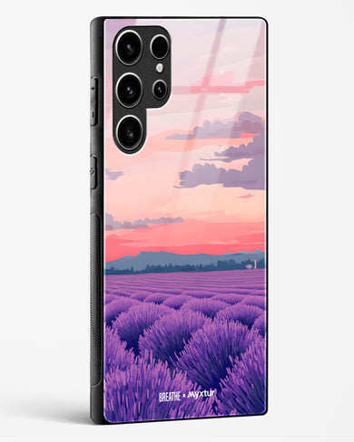 Lavender Fields Forever [BREATHE] Glass Case Phone Cover (Samsung)