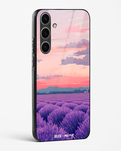Lavender Fields Forever [BREATHE] Glass Case Phone Cover (Samsung)