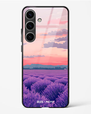 Lavender Fields Forever [BREATHE] Glass Case Phone Cover (Samsung)