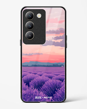 Lavender Fields Forever [BREATHE] Glass Case Phone Cover (Vivo)