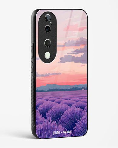 Lavender Fields Forever [BREATHE] Glass Case Phone Cover (Vivo)