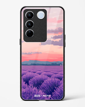 Lavender Fields Forever [BREATHE] Glass Case Phone Cover (Vivo)