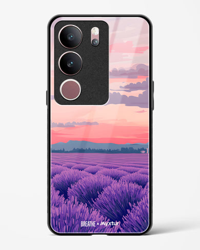 Lavender Fields Forever [BREATHE] Glass Case Phone Cover (Vivo)