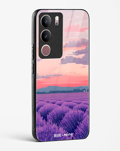 Lavender Fields Forever [BREATHE] Glass Case Phone Cover (Vivo)