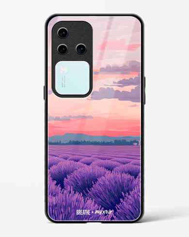 Lavender Fields Forever [BREATHE] Glass Case Phone Cover (Vivo)