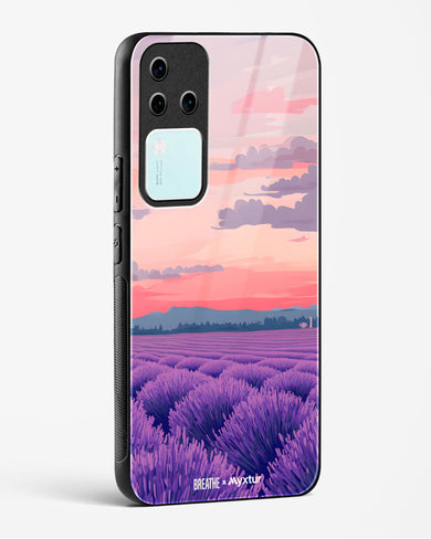 Lavender Fields Forever [BREATHE] Glass Case Phone Cover (Vivo)