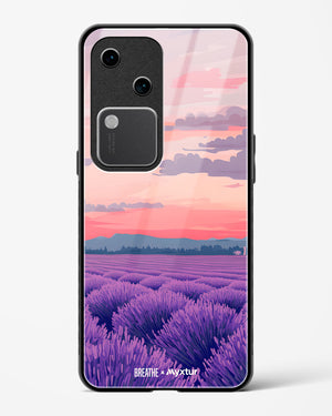 Lavender Fields Forever [BREATHE] Glass Case Phone Cover (Vivo)