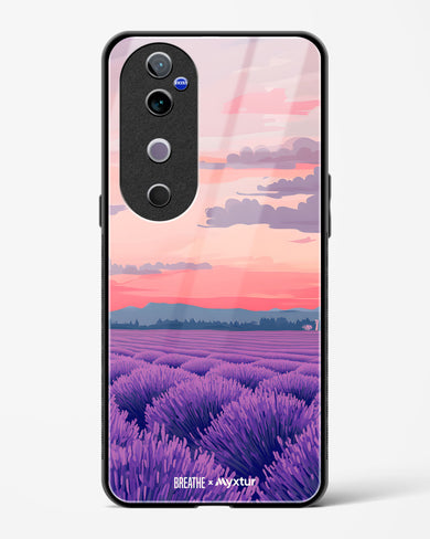 Lavender Fields Forever [BREATHE] Glass Case Phone Cover (Vivo)