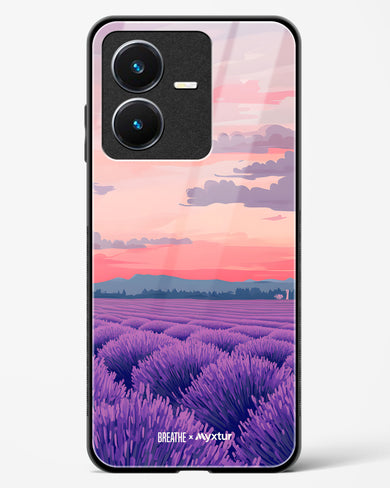 Lavender Fields Forever [BREATHE] Glass Case Phone Cover (Vivo)