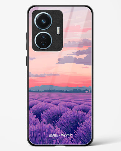Lavender Fields Forever [BREATHE] Glass Case Phone Cover (Vivo)