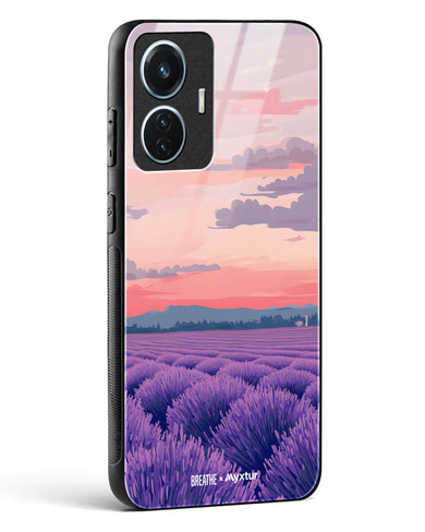 Lavender Fields Forever [BREATHE] Glass Case Phone Cover (Vivo)