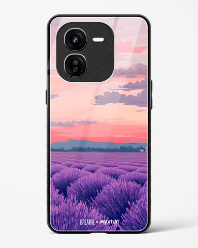 Lavender Fields Forever [BREATHE] Glass Case Phone Cover (Vivo)