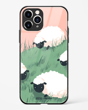 Marys Little Lambs [BREATHE] Glass Case Phone Cover (Apple)