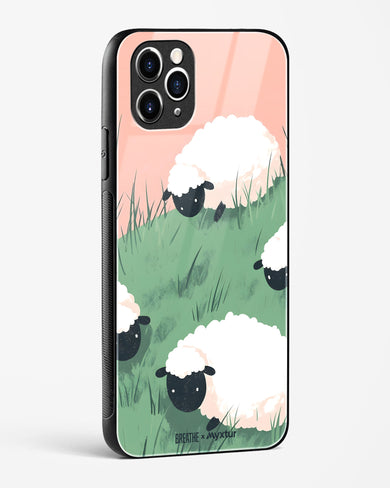 Marys Little Lambs [BREATHE] Glass Case Phone Cover (Apple)