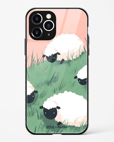 Marys Little Lambs [BREATHE] Glass Case Phone Cover (Apple)