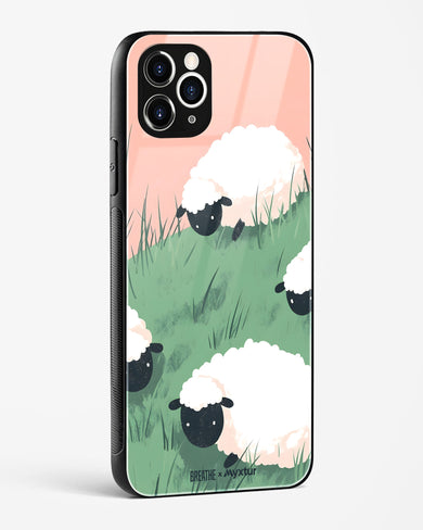 Marys Little Lambs [BREATHE] Glass Case Phone Cover (Apple)