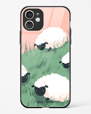 Marys Little Lambs [BREATHE] Glass Case Phone Cover (Apple)