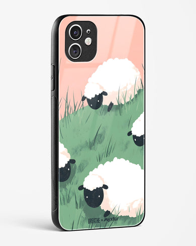 Marys Little Lambs [BREATHE] Glass Case Phone Cover (Apple)