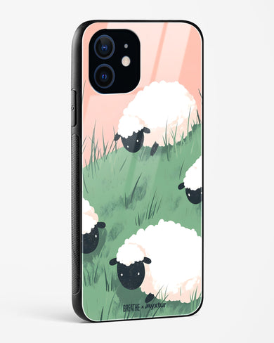 Marys Little Lambs [BREATHE] Glass Case Phone Cover (Apple)