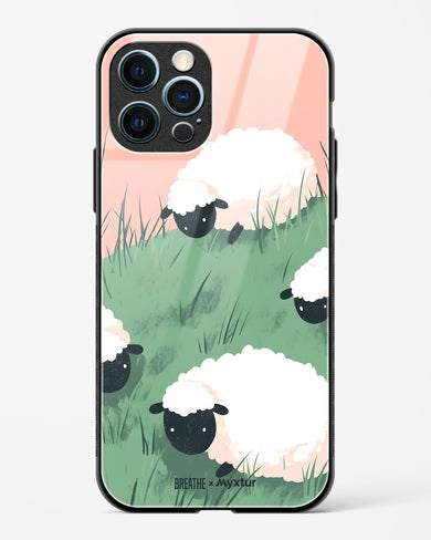 Marys Little Lambs [BREATHE] Glass Case Phone Cover (Apple)