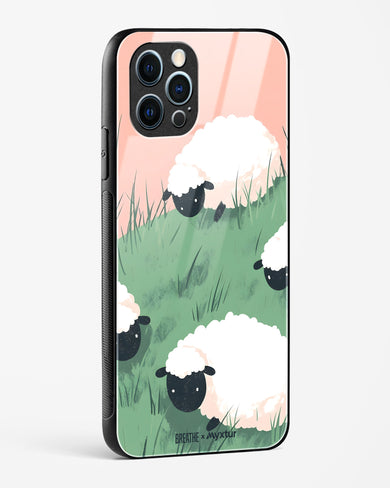 Marys Little Lambs [BREATHE] Glass Case Phone Cover (Apple)