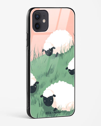 Marys Little Lambs [BREATHE] Glass Case Phone Cover (Apple)