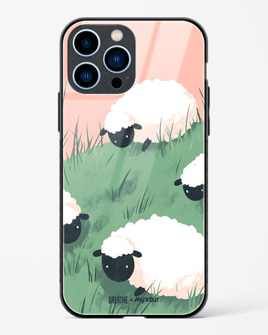 Marys Little Lambs [BREATHE] Glass Case Phone Cover (Apple)