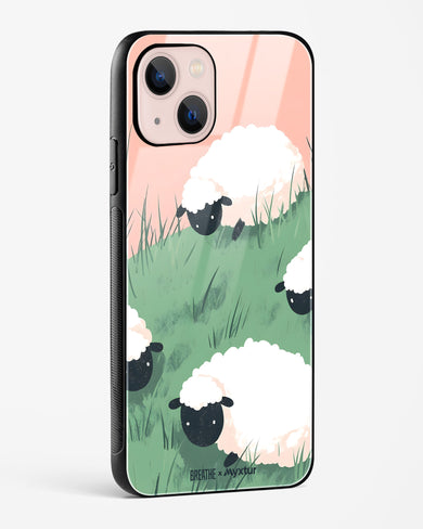 Marys Little Lambs [BREATHE] Glass Case Phone Cover (Apple)