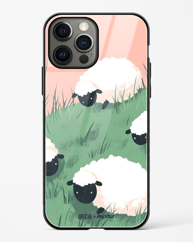 Marys Little Lambs [BREATHE] Glass Case Phone Cover (Apple)