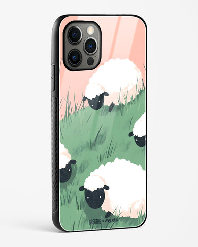 Marys Little Lambs [BREATHE] Glass Case Phone Cover (Apple)