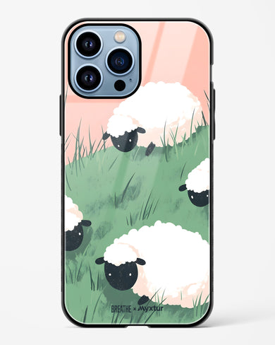 Marys Little Lambs [BREATHE] Glass Case Phone Cover (Apple)